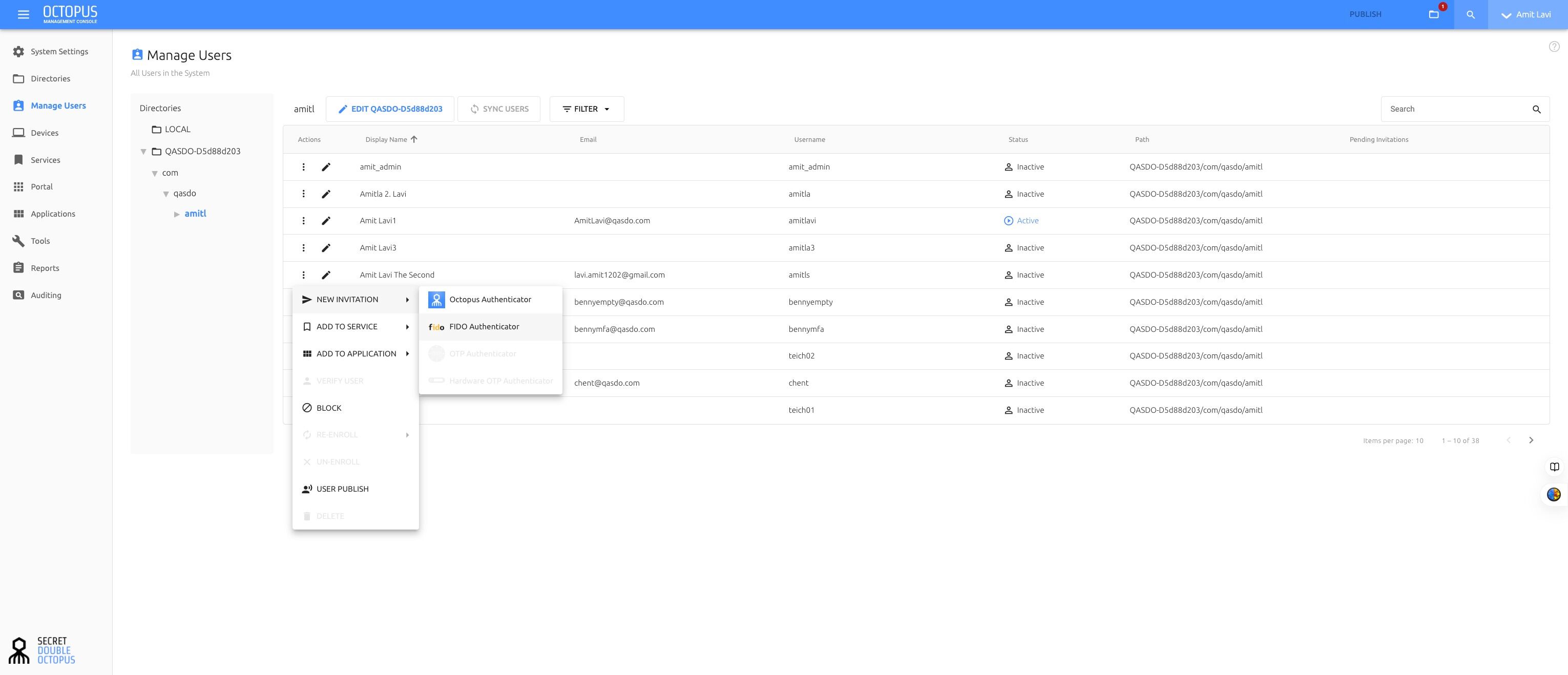 Click FIDO Authenticator