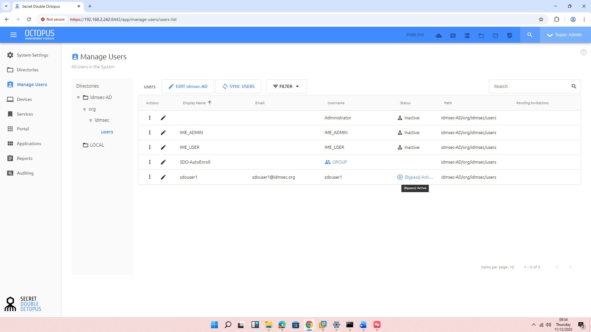 Step 10 - Status bypass