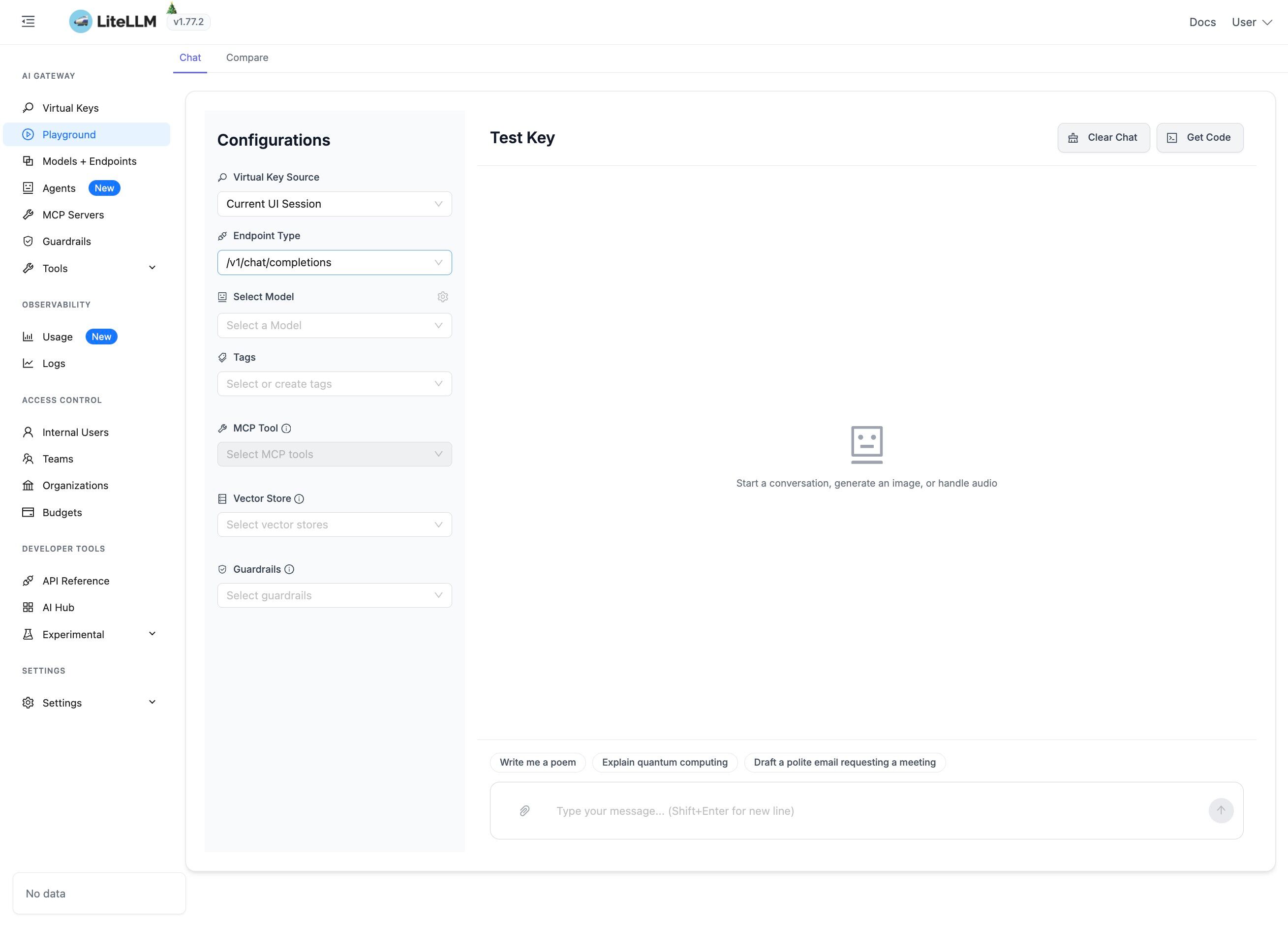 Select Endpoint Type