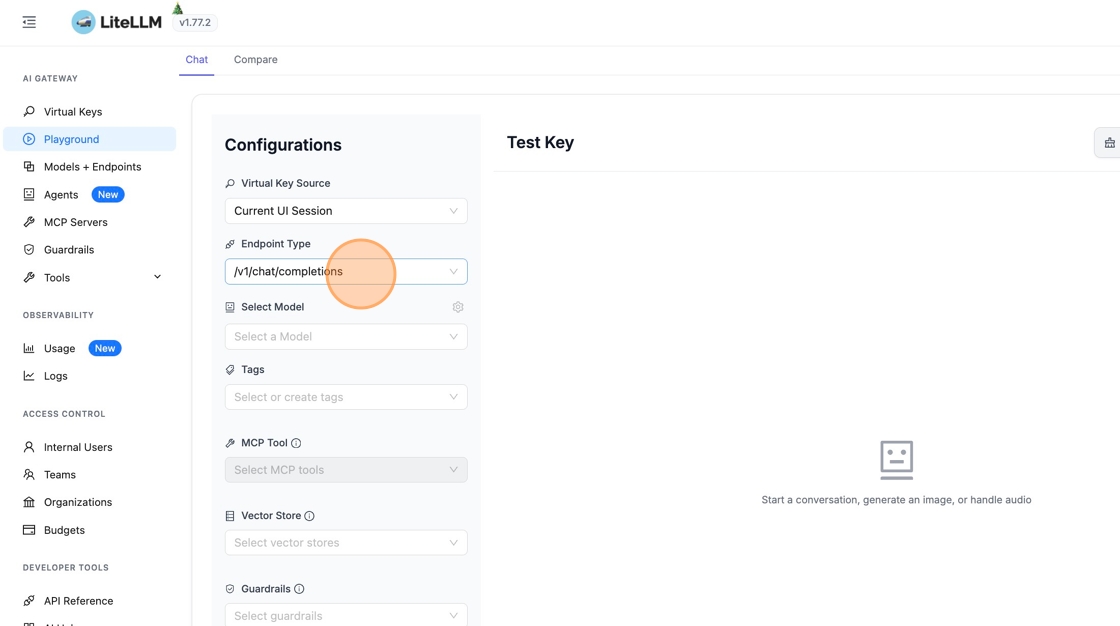 Select Endpoint Type