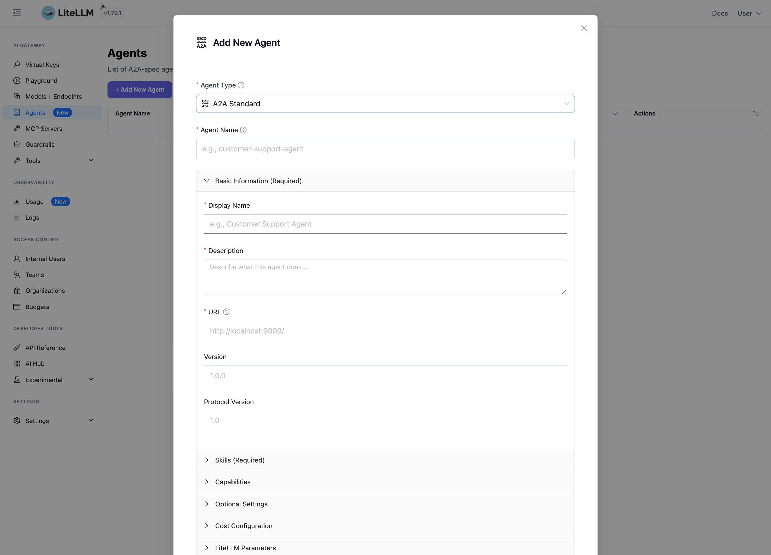 Select A2A Standard