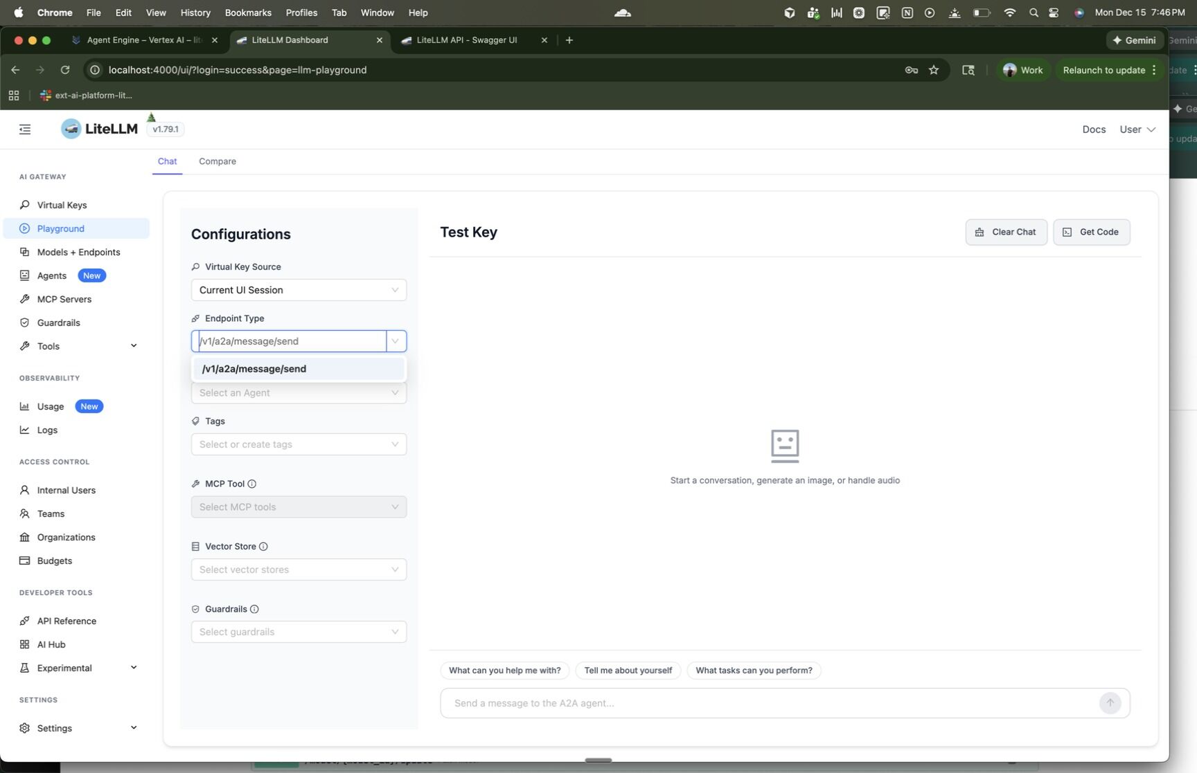 Select Endpoint