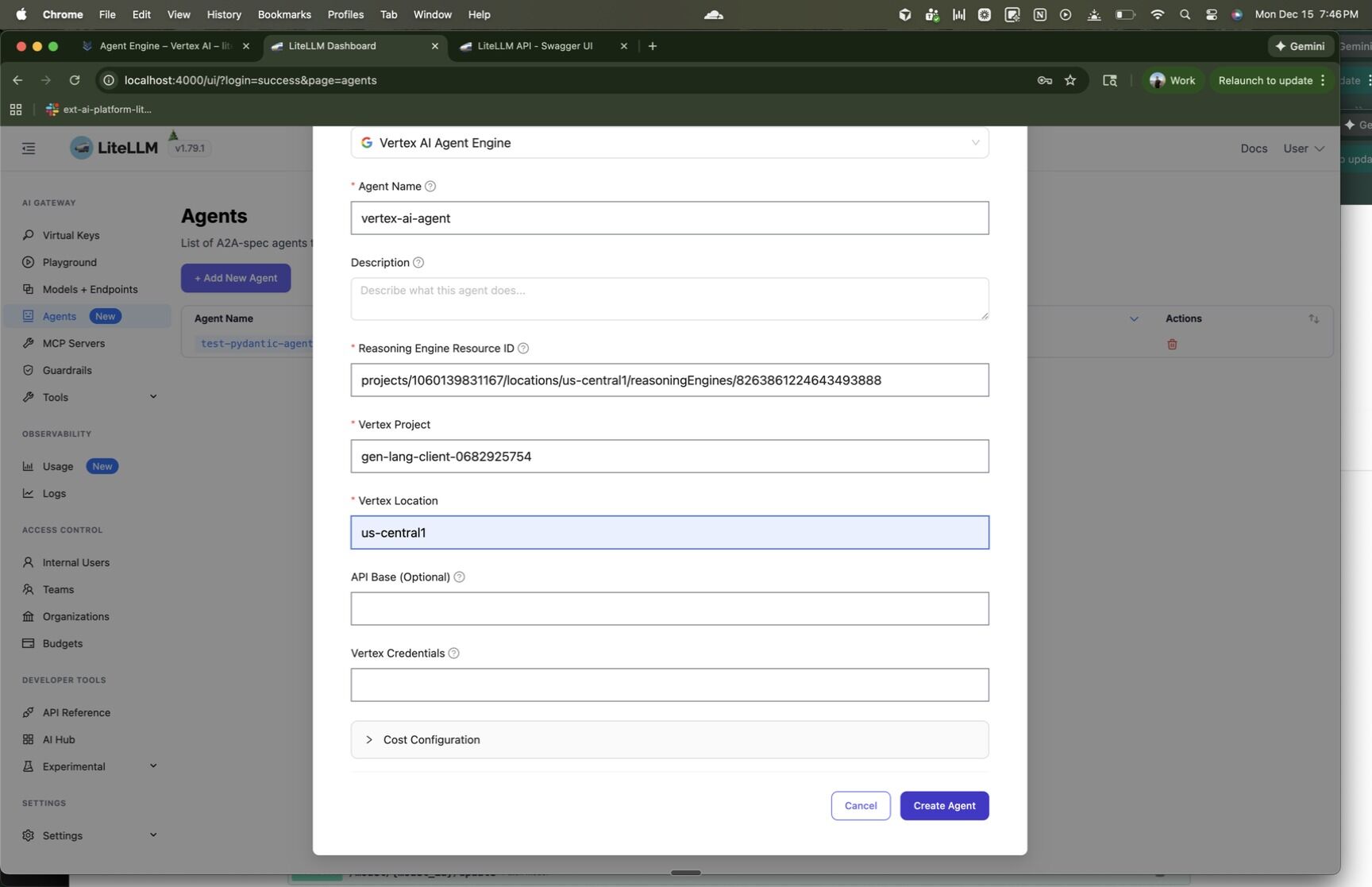 Create Agent