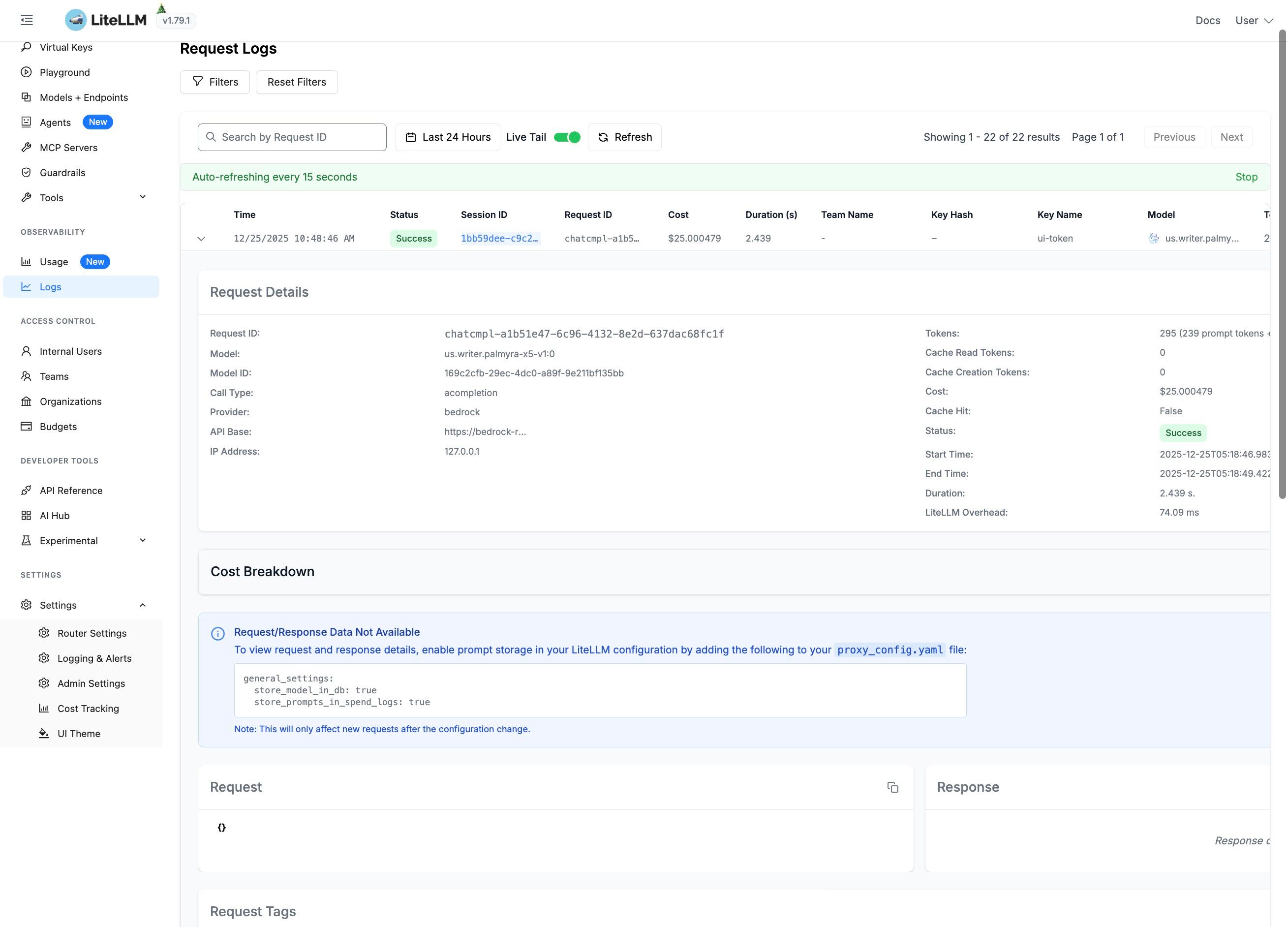 Click Cost Breakdown